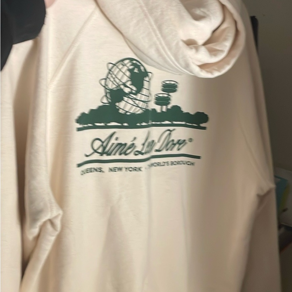 Aime Leon Dore Unisphere Cream Hoodie - Picture 2 of 9